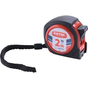 8821032 EXTOL 2m Compact Tape Measure Tape Width 16mm Measuring Tools
