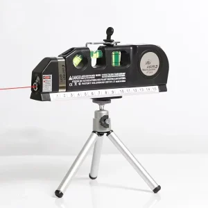 8FT Industrial Grade Mini 2 Line Green/Red Laser Level Meter AA Battery 10mm Precision Horizon Vertical Measure Aligner Model