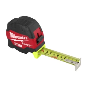 8m/26ft STUD Tape Measure Magnetic Metric Imperial Measuring Tool