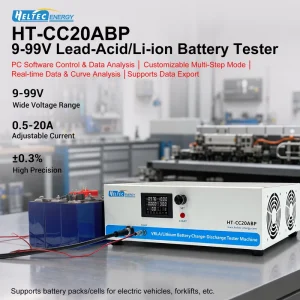 9 99V 40A 20A Battery Pack Cycle Tester PC Control Charge Discharge for Electric Vehicle and Lead Acid Battery QC