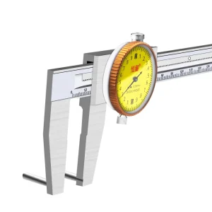 90 Degree Bent Hook Foot Vernier Caliper Stainless Steel Inner Diameter Drilling Special Caliper for Watch