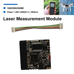 905nm Micro Laser Ranging Module 2000m Range Industrial Grade Small Size Frequency 1-5Hz MTBF>1500h for Drone-based Surveying