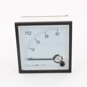 96*96mm Analog Panel Digital Frequency Meter Display Type Only Analog with 45-65Hz Measurement Range