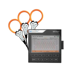 96*96mm Ethernet Panel Meter Modbus TCP Energy Consumption Analysis Power Quality Analyzer ME537 Panel Analyzer