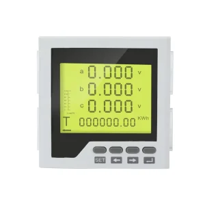 96*96mm RP-3D3Y LCD Display Three Phase Digital Multimeter Panel Power Meter Multi-function RS485 Communication Port 0.5 Class