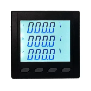 96 Digital LCD Multi function Three phase Four wire Smart Power Meter with RS485 0.5% Accuracy 5A 400V
