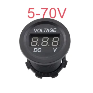 A04B 5V to 70V Digital Voltage Meter Volt Tester 12V 24V 36V 48V 60V Battery Voltmeter