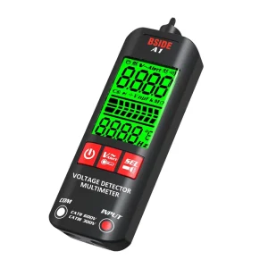 A1 Digital Multimeter Smart Auto-ranging Voltmeter Ohm Hz Continuity Tester Live Wire Voltage Tester V-Alert Multi Tester