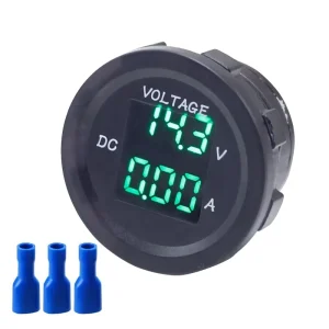 A47 Digital Voltmeter Ammeter DC 12V 24V LED Display Portable Voltage Meter