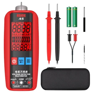 A5 Smart Multimeter AC DC Voltage Current Capacitance Diode Resistance Continuity Live Wire Temperature Testing Meter