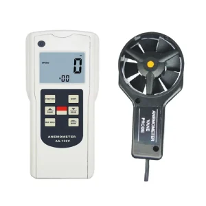 AA 136V Digital Multi Functional Anemometer for Measure air Velocities Wind Speeds Temperature