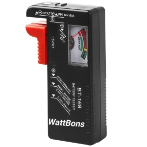 AAA Battery Tester Universal Battery Checker for AA C D 9V 1.5V Button Cell Household Batteries Small Electrical Monitor Meter