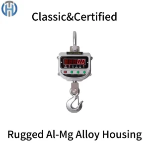 AAE LUX Series 1t to 15t Capacity Direct View Electronic Crane Scale High Precision Industrial Crane Hook Scale