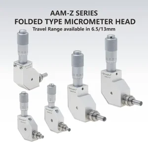 AAM Z Series Angled Micrometer Heads 6.5mm 13mm