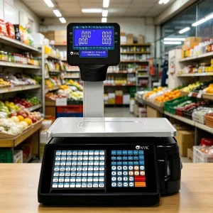 ABS Barcode POS Scale Dual Print Receipt Label 3kg Grocery Butcher Fruit Supermarket OEM ODM Customizable