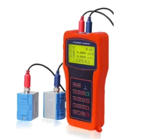 ABS Handheld Digital Flow Meter LCD Display Clamp-On RS232 Ultrasonic Sensor Measures Accurate Liquid Water Oil Flow OEM ODM
