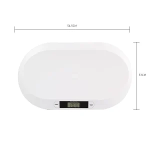 ABS Infant Digital Weight Electronic Weighing Baby Scale 20KG Capacity White Color
