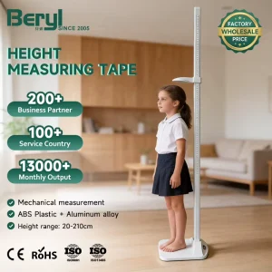 ABS Plastic Aluminum Alloy Mechanical Scale Height Measurement Mechanical Scale with CE Demonstrate