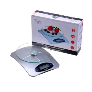 ABS Plastic Digital 5kg Kitchen Food Electronic Weighing Scale with Weight Measuring Function