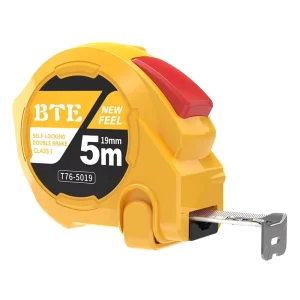 ABS Self-Locking Steel Tape Measure Custom Logo High Precision Metric/Inch High-Visibility Blade No Sound Measuring Tape
