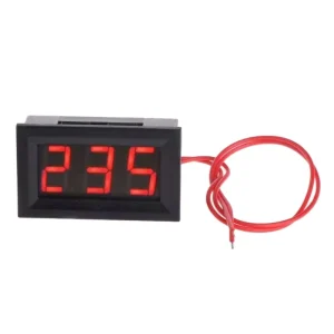 AC 30-500V Voltmeter 0.56″ LED Digital Voltage Panel Meter Volt Tester 2 Wires Red Display Powered by 110V 220V 380V