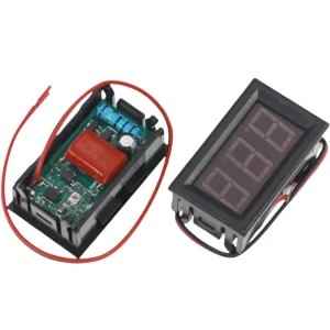 AC 70-500V 0.56 Inch LED Digital Voltmeter Voltage Meter Red Display 2 Wire Instrument Tool for DIY 110V Electronic Components