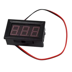 AC 70-500V 0.56 Inch LED Digital Voltmeter Voltage Meter Volt Instrument Tool 2 Wires Red Display 110V 220V DIY