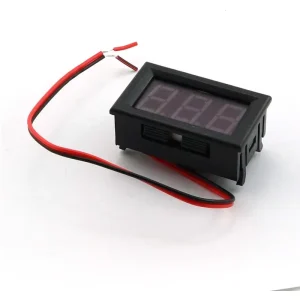 AC 70V 500V Mini Digital Voltmeter 2 Wire LED Display Panel Voltage Test Meter
