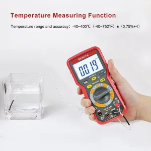 AC/DC Ammeter Digital Multimeter Volt Ohm Tester Meter Multimetro With Protective Case