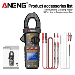 AC/DC CM86 Clamp Meter 29mm Opening 600A Current 600V Voltage CAT III 600V Safety Diode Professional Digital Multimeter