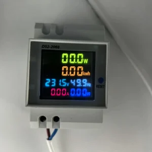 AC LCD Voltage Current Energy Meter 6IN1 Single Phase Rail Mounted Multi Functional Digital Industrial Energy Meter D52 2066 KY