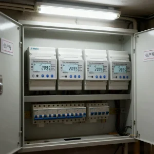 AC Three Phase Smart Energy Meter Featuring MODBUS Communication and Pulse Output for Accurate Power Monitoring