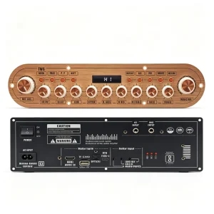 AC220V DC12V Digital Power Amplifier Board Outdoor Vocal Music System Audio Amplifier Module With Complete PCB
