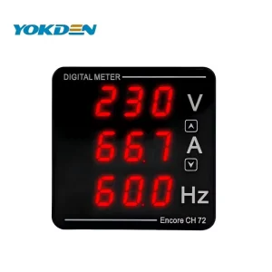 AC50V to AC500V 120A Dual Display Voltage and Current Frequency Meter CH72 CH 72
