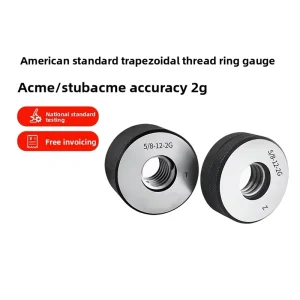 ACME In Stock High Accuracy Thread Ring Gauge 2G Left Hand and Right Hand Rotation