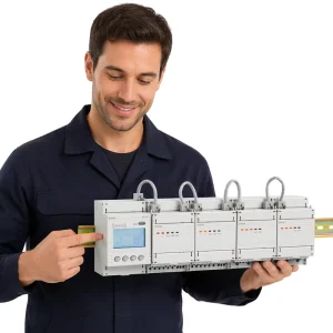 ADF400L Multi Channel Energy Meter Multi Circuit Power Meter RS485 DIN Rail Smart Three Phase Energy Monitoring Device