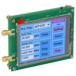 ADF4351 4400M RF Signal Generator With USB Cable Touch Screen M-4.4G PLL Sweep