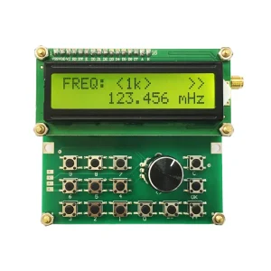 ADF4351 Signal Generator 35MHz-4400MHz RF Frequency Source Rotary Encoder LCD Amateur Radio DIY Lab China Origin Amplitude