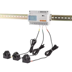 ADL3000-E 0.5S Class RS485 Modbus Direct Connection 3×10(80)A Bidirectional Energy Meter for Telecom Base Station