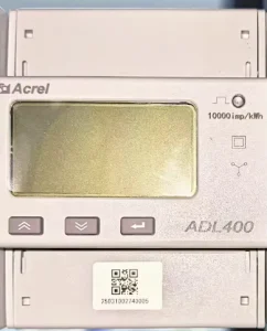 ADL400 Three Phase DIN Rail Energy Meter AC 0 80A RS485 MODBUS 0.5S Accuracy Harmonics Analysis