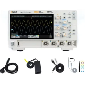 ADS800A Series Desktop Oscilloscope 100/200MHz Bandwidth 2/4 Channels 12-Bit Resolution 1.25GSa/s Sampling 50M Memory Depth