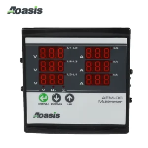 AEM 06 Multimeters Digital LED Display Three Phase for Voltmeter Ammeter Multimeter