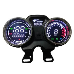 AKT CARGUERO 200 Italika Rc200 RC250Thunder 125 Motorcycle ABS Digital Odometer Speedometer 12V DC Black Shell Suzuki