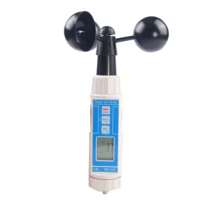 AM 4220 IP65 Waterproof Cup Anemometer Pocket Wind Speed Measurement Gauge for Outdoor Meteorological Applications