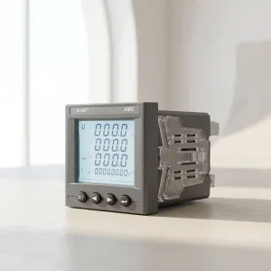 AMC72 DV C DC Voltage Measuring Energy Meter for DC Power Distribution Equipment LED Display Panel Mounted Modbus RTU
