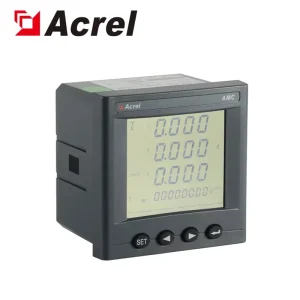 AMC72L E KC Panel Mounted AC Single Phase LCD Display Digital Power Meter for Energy Consumption Monitoring