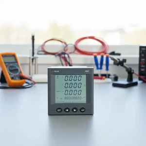 AMC96-AV Single Phase Energy Meter Voltage Monitoring Device Digital Display for Cabinet Installation Modbus-Rtu