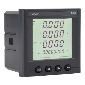 AMC96L E4 KC 3 4 Wire RS485 Modbus RTU 4DI2DO Digital Smart Energy Meter Easy Installation Door Mounted for Power Panels