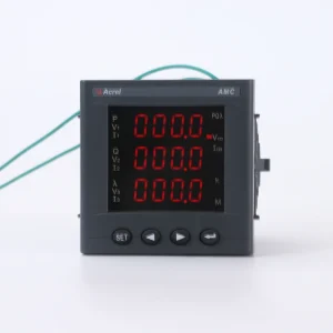 AMC96L-E4/KC AC Three Phase Electrical Parameter Monitoring Programmable 96*96 LCD Panel Mounted Energy Meter