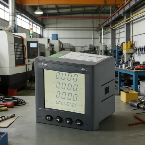 AMC96L E4 KC Panel Mount Multimeter AC380V 5A CT Input Multi function Smart KWH Panel Energy Power Meter for Power Panel Cabinet